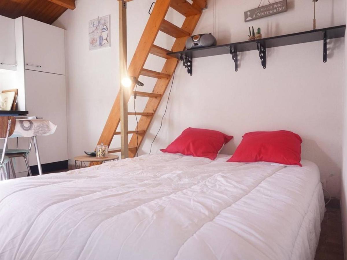 נוארמוטייה-אן-ליל Studio Mezzanine A 200M Du Port Et De La Plage, Cour Privative, Parfait Pour 3 Personnes - Fr-1-224B-564 מראה חיצוני תמונה
